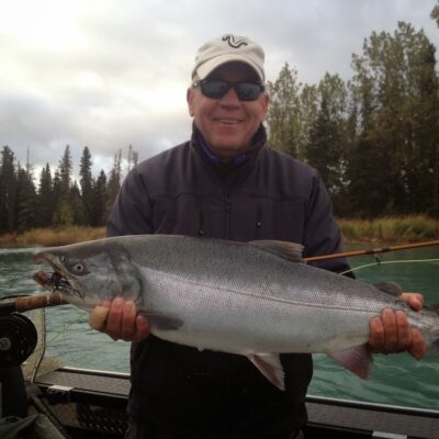 alaska flyfishing salmon