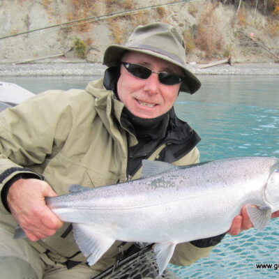 alaska silver salmon shiny