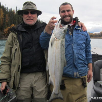 kenai river salmon guided fishing