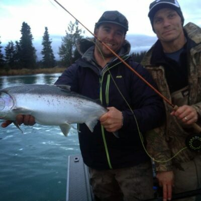 silver salmon flyfishing alaska