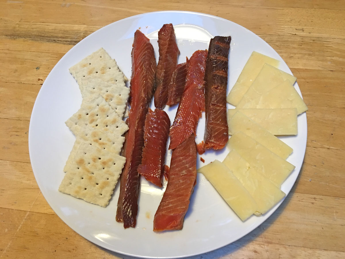 Alaska driftaway fishing's salmon brine