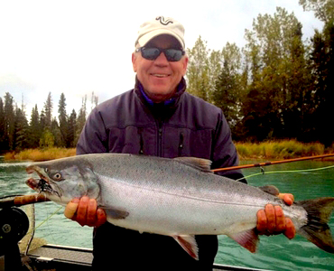 alaska fly fishing salmon 1