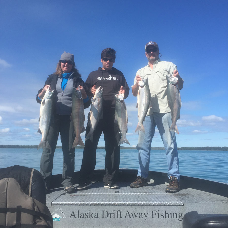 July Red Salmon Catch on the Kenai River